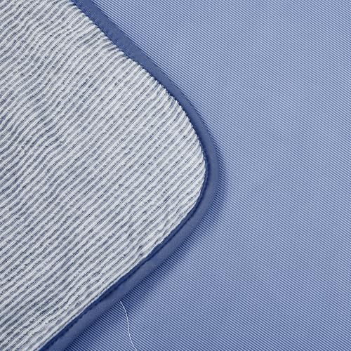 Deconovo Dog Cooling Mat, Reversible Cool-to-Touch Summer Pad with Quilted Soft Fill, Breathable Lightweight Pad for Bed/Couch/Crate, Machine Washable, Blue, 29x40 Inches - color: Blue, size: 29"W x 40"L (Pack of 1)