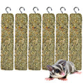 6PCS Sugar Glider Treats,Natural Eucalyptus Chew Sticks - Nutrition Crunch Treat with Egg Vegetables Leaves Oats Honey for Sugar Gliders - size: 2.65 Ounce (Pack of 6)