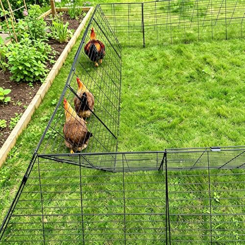 Heavy Duty Chicken Run Tunnel for Yard & Outside, Foldable & Expandable Chicken Tunnel, Portable Predator-Proof Poultry Playpen for Chickens, Rabbits & Ducks - size: Coop 2