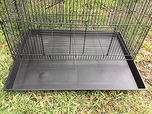 30" Large 3-Levels Easy Setup Foldable Bite-Proof Tight Bar Spacing Ferret Chinchilla Sugar Glider Rats Mice Mouse Rodent Hamster Gerbil Hedgehog Small Animal Critter Metal Travel Carrier Cage