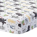 Lambs & Ivy Star Wars Classic Polyester Fitted Crib/Toddler Sheet - Yoda/Darth Vader - color: Star Wars Classic, size: Standard Crib