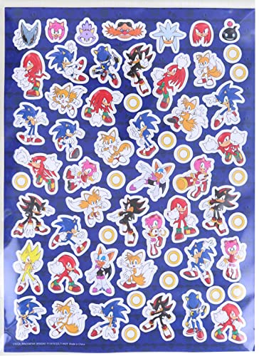 Sonic The Hedgehog Raised Sticker Sheet