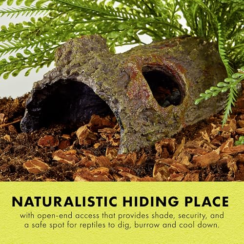 Zilla Pet Reptile Bark Bends Terrarium Decor, Large - size: Large, 5"L x 10.75"W x 5.5"H