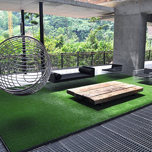 10ftx5ft Artificial Grass Fake Deluxe Synthetic Thick Lawn Pet Turf Perfect for Indoor/Outdoor Landscape, 5 ft x 10 FT (50 Square FT), Green - size: 5 ft x 10 ft (50 sq. ft)