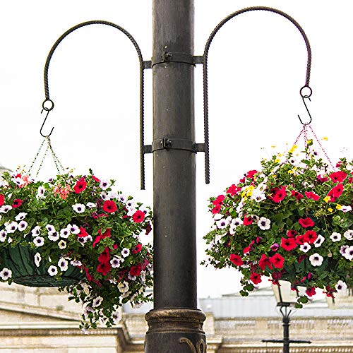 Vindar 3 Pack 6 Inches Bird Feeder Hook Heavy Duty Big S Hooks Hangers for Kitchen, Office, Wind Chimes, Lanterns, Gardening Tools, Hummingbirds Feeders, Bird House, Lanterns - color: 3 Pack 6 Inches