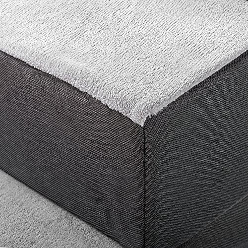 ZINUS Easy Pet Stairs, Pet Ramp, Pet Ladder, X-Small, Grey - size: X-Small