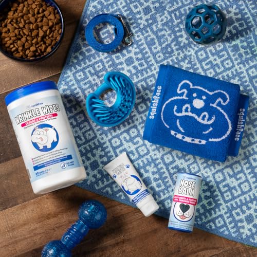 Squishface Silicone Nub Brush for Dog Corkscrew Tail, Skin Fold Itch Relief