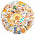 100Pcs Bearded Dragon Stickers for Water Bottle - Bearded Dragon Party Supplies - Gift for Women & Men - color: Bearded Dragon Stickers