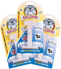 Bullibone Nylon Dog Chew Toy for Aggressive Chewers - Dental Hygiene Bone with Bacon Flavor, Durable Tough Chew Toys for Small Dogs, Indestructible Dog Bone - 3 Pack - size: Small - 3 Pack