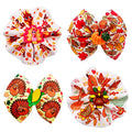 PET SHOW 4pcs Small Dogs Collar Flowers and Bows Charms For Festival Holiday Party Cats Rabbits Slides on Collars Leashes Puppies Medium Dog Collar Attachment - color: Multicolor