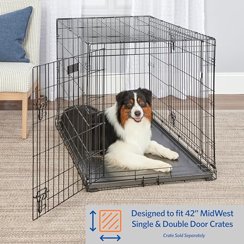 MidWest Homes for Pets Metal Dog Crate Replacement Pan; 42 inch - size: 42 Inch