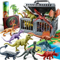 JOYIN Dinosaur Toys for Kids 3-5, 17 PCS Realistic Dinosaur Figures with Activity Play Mat & Storage Cage, Ideal Kids Toys for 3 Year Old Boys, Animals Toy for Boys Birthday Gifts
