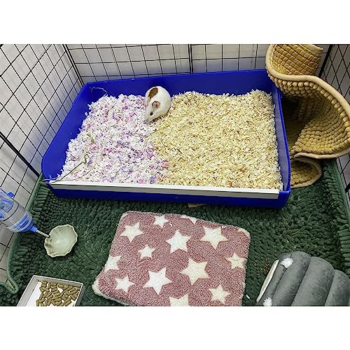 Guinea Pig Litter Box for All C&C and Midwest Cages,Guinea Pig Kitchen Area Keep The Pig Cage Clean and Tidy - color: White, size: C&C 1X2