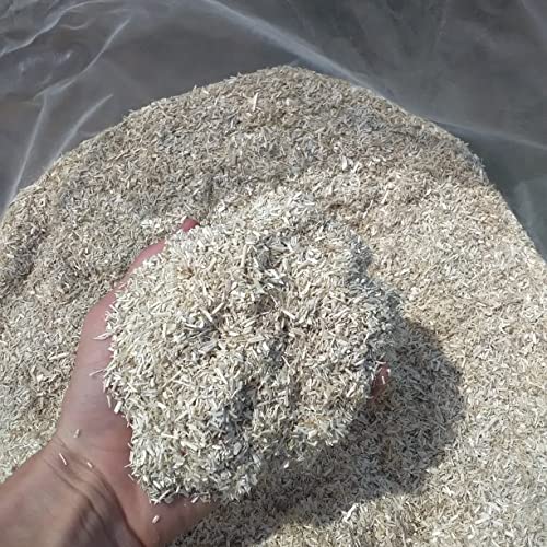 AubiChick High Grade French Hemp Bedding, 44lb (400L) Jumbo Bulk Bag for Chickens, Ultra Absorbent, Designed for Chicken Coop Bedding and Comfort of Birds, Poultry, Hairless Pets, Easy Manure Removal