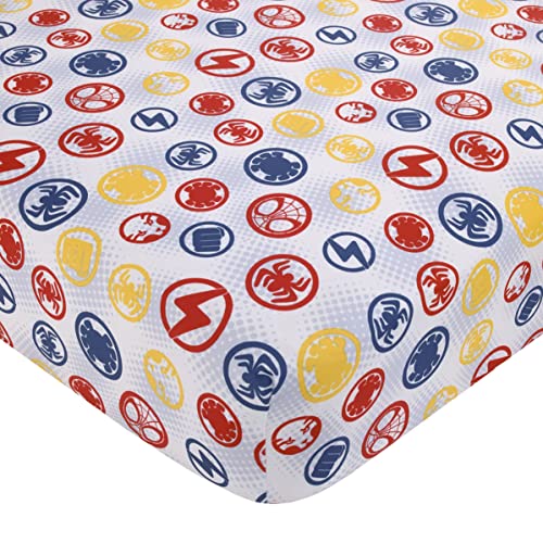 Marvel Spidey and His Amazing Friends Blue, Red, Yellow, and Green, Team Up 2 Piece Toddler Sheet Set - color: Spidey and His Amazing Friends