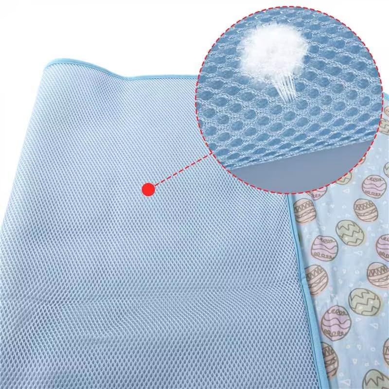 Pet Cooling Mat Cat Dog Cushion Pad Summer Cool Down Comfortable Soft for Pets and Adults (S,Blue) - color: Blue Egg, size: S: 15.5'' x 19.5''