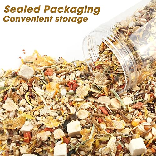 Abizoo Hamster & Gerbil Treat, Natural Health, Gourmet Hamster and Gerbil Food for Small Animals with Seeds, and Grains,Vitamin-Nutrient Fortified