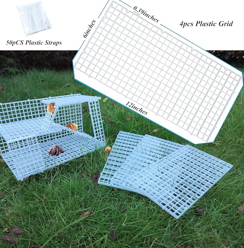 Hermit Crab Climbing Toys Reptile Habitat Grid Cuttable Plastic Net Hermit Crab Climbing Ladder Hideout Small Animal Cage Accessories - style: Classic