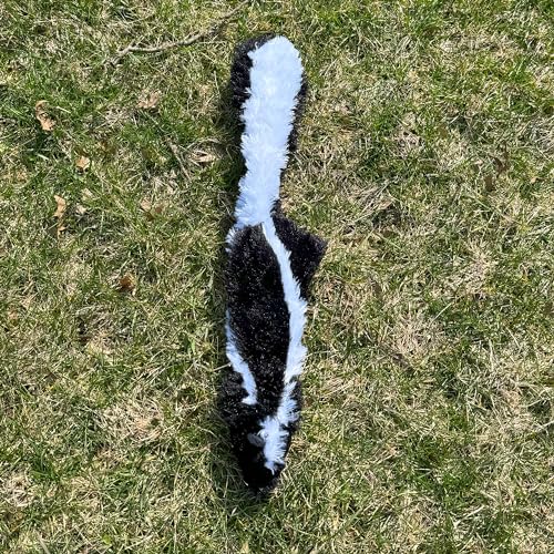 SPOT Skinneeez Skunk 23-Inch Stuffing-Free Plush Dog Toy – Realistic Design with 2 Squeakers – Durable, Soft Polyester for Medium & Large Dogs – Tug, Fetch & Shake Play – for Moderate Chewers - style: Skunk