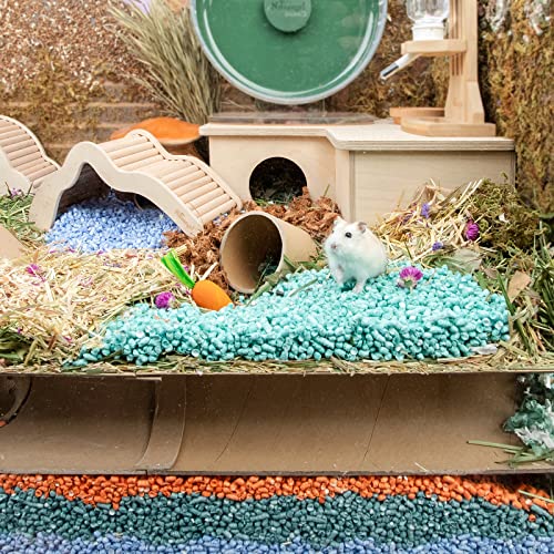 Niteangel Hamster Paper Pellets Bedding 1.8LB / 850g Small Aninam Bedding for Syrian Dwarf Hamsters Gerbils Mice Mouse Lemming Degus or Other Small-Sized Pets (Moss Green) - color: Moss Green
