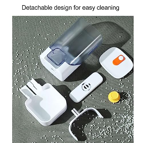 Small Animal Water Bottle for Cage, No Drip Leak Proof Hanging Water Dispenser with Stainless Steel Ball, for Rabbits, Guinea Pigs, Chinchillas, Cats, Dogs & Pets (White)