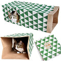Cat Paper Bag Tunnel Toy Collapsible Tunnel for Rabbits, Kittens, Ferrets, Pet Paper House