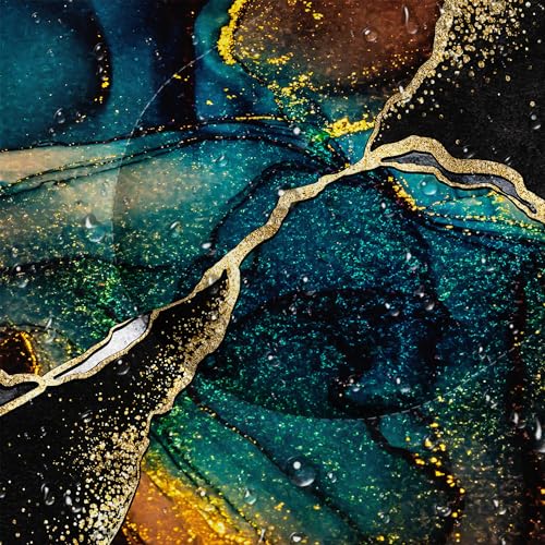 Sleeping Bags for Adults and Kids Backpacking Camping Sleeping Bags for Girls and Boys Lightweight Waterproof Cold/Warm 3-Season - color: Black Gold Marble