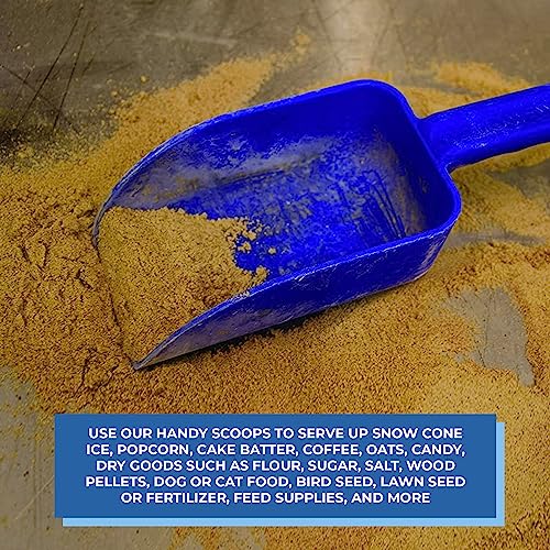 Vikan Remco 63008 Color-Coded Plastic Hand Scoop - BPA-Free Food-Safe Kitchen Utensils, Restaurant and Food Service Supplies, 16 oz, Purple
