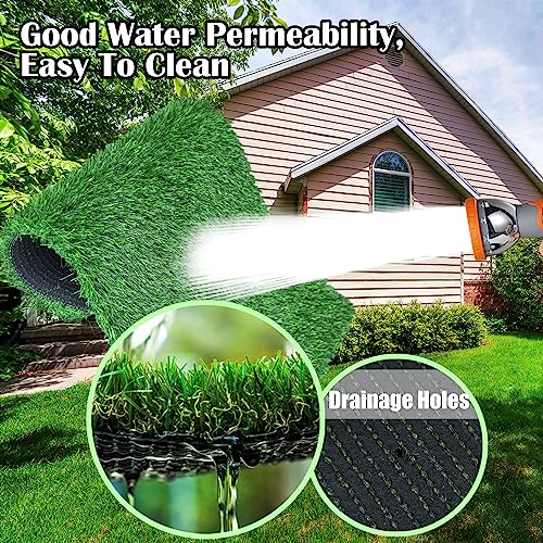 GLOBREEN 34" x 23" Fake Grass Pee Pad for Dogs Potty Training Turf Pets Mat - Indoor Outdoor Use - size: 23x34 Inch