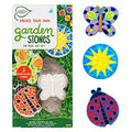 Creative Roots Paint Your Own Butterfly, Ladybug & Sun Stepping Stone by Horizon Group USA, 1 box of 3 count - style: Pack of 3