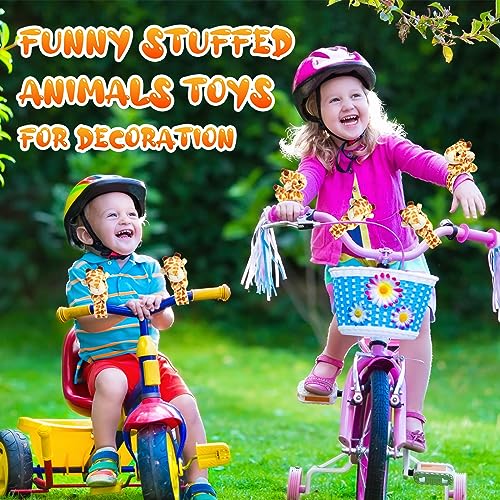 Lenwen 8 Pcs Stuffed Giraffe Animals Slap Bracelets for Kids 8.66 Inch Back to School Plush Animal Bracelets Adopt a Giraffe Party Favors Wrist Slap Snap Band Toy for Boys Girls Birthday Gifts - style: Giraffe