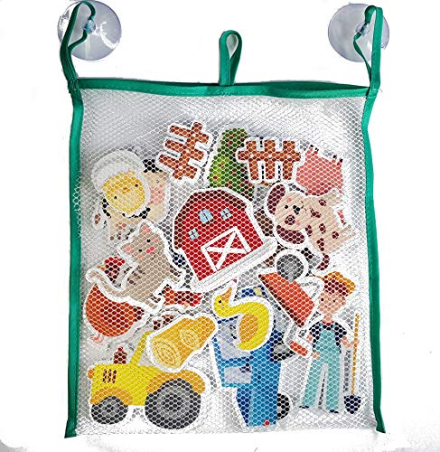 VARUN Buddy & Barney | Farm Bath Time Stickers - Bath Tub Fun for Kids & preschoolers BB146