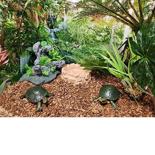 Small Animal Bedding – 20 L –– Coco Chip Fiber Bedding Substrate for Guinea Pig, Hamster, Rabbit, Bunny Litter, Tortoise, Turtle, Reptile, Snake Habitat - Activated Charcoal Odor Control