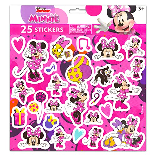 Minnie Mouse Lunch Bag for Kids Bundle w/Insulated Lunchbox + More | Soft Minnie Lunch Box Plus Water Bottle, Stickers, More - Minnie Mouse School Supplies