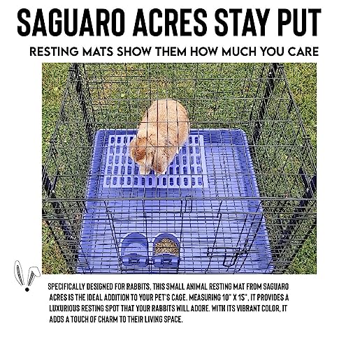 Saguaro Acres Rabbit Cage Resting Mat - Pack of 6 (Purple) - color: Purple