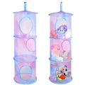 ChezMax Hanging Mesh Stuffed Animal Storage - 3 Tiers 2 Pack Large Stuffed Animal Net Organizer, Foldable Space Saver Bags Basket Organization Holder Room Bedroom Playroom Wardrobe Rainbow - color: 3 Tier - Blue and Purple